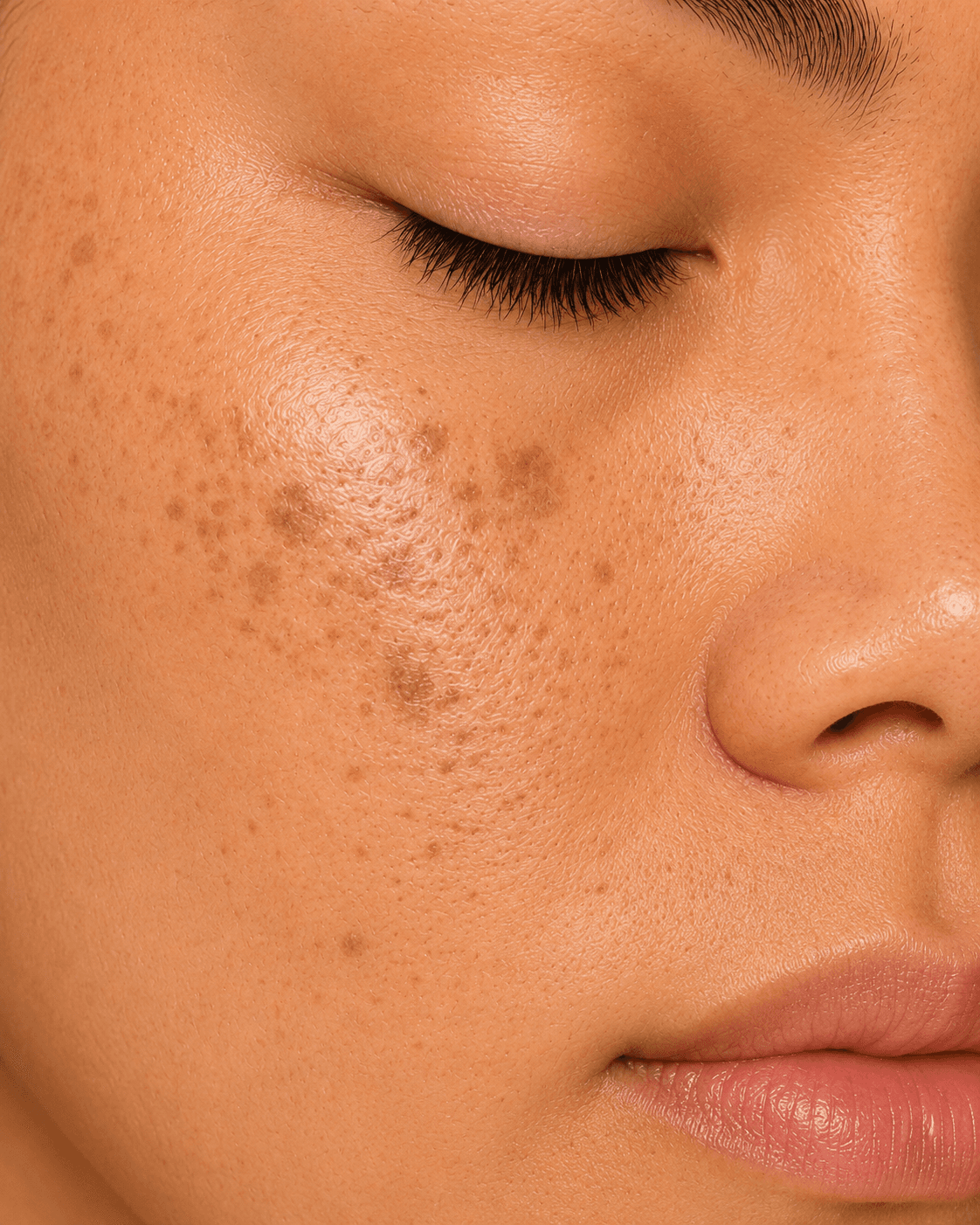 Hyperpigmentation — before