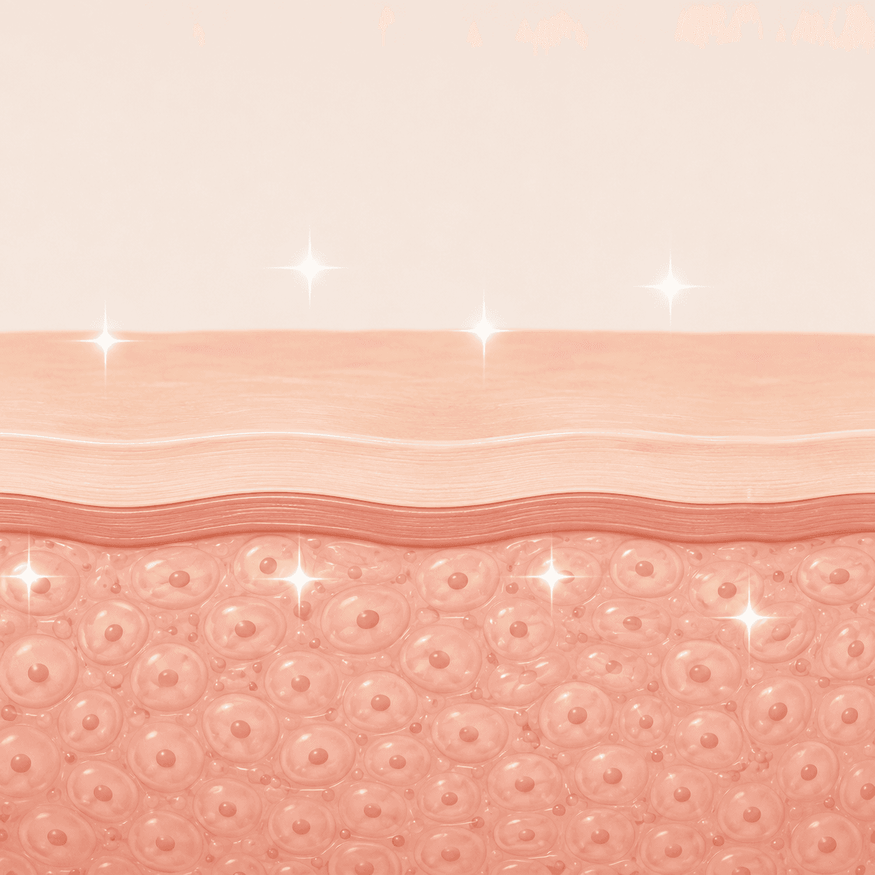 Illustrated demonstration of HydraFacial step 5: Glow