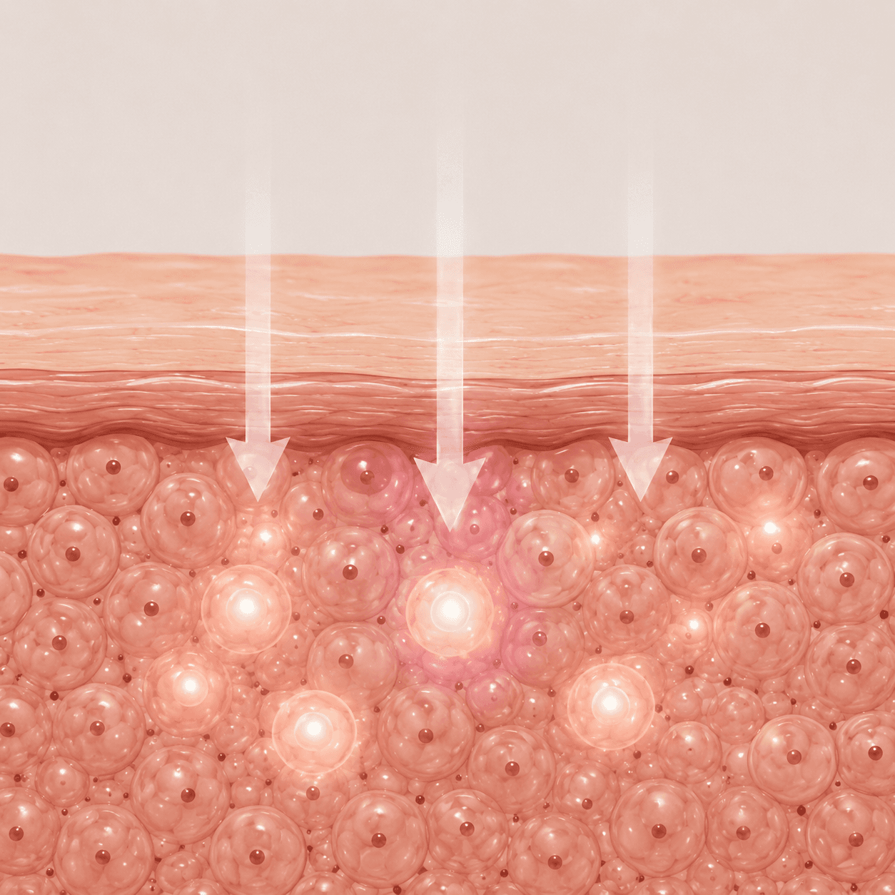 Illustrated demonstration of PRX step 3: Deep Massage